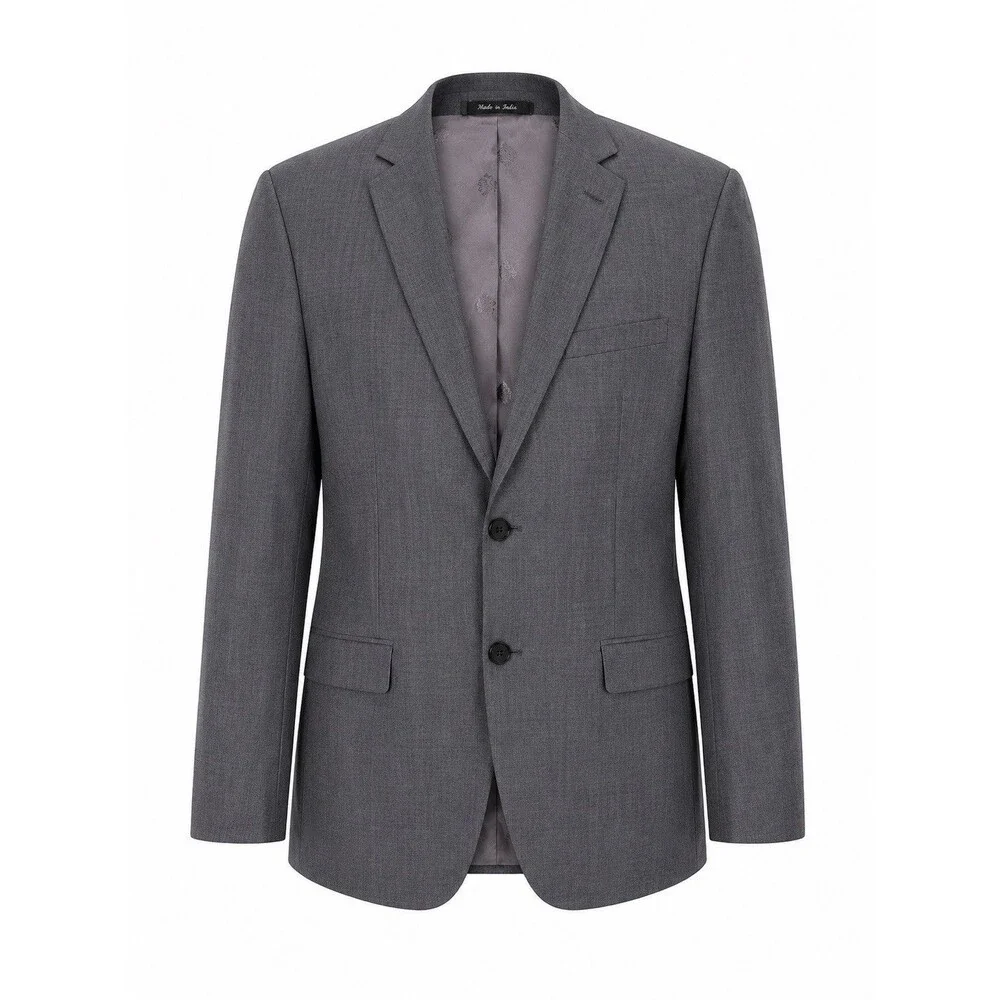Lauren Ralph Lauren Grey 100% Wool Blazer Sport Coat Canada Made Size 42S